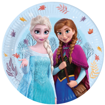 Frozen paper plates 23 cm - 8x