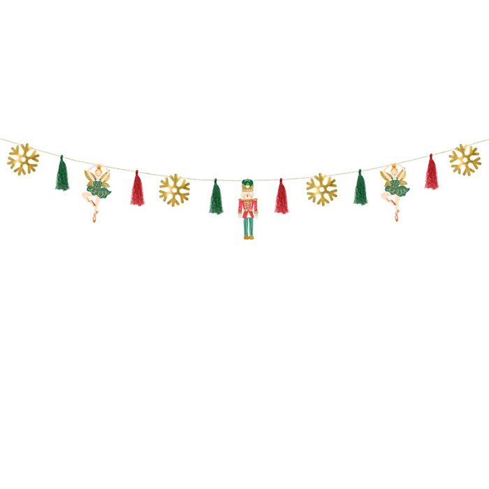 Christmas garland with nutcracker, ballerina etc. 2 meters