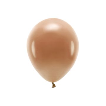 Pastel chocolate brown balloons 10x - 30 cm