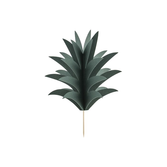 Hawaii Pineapple Toppers x6