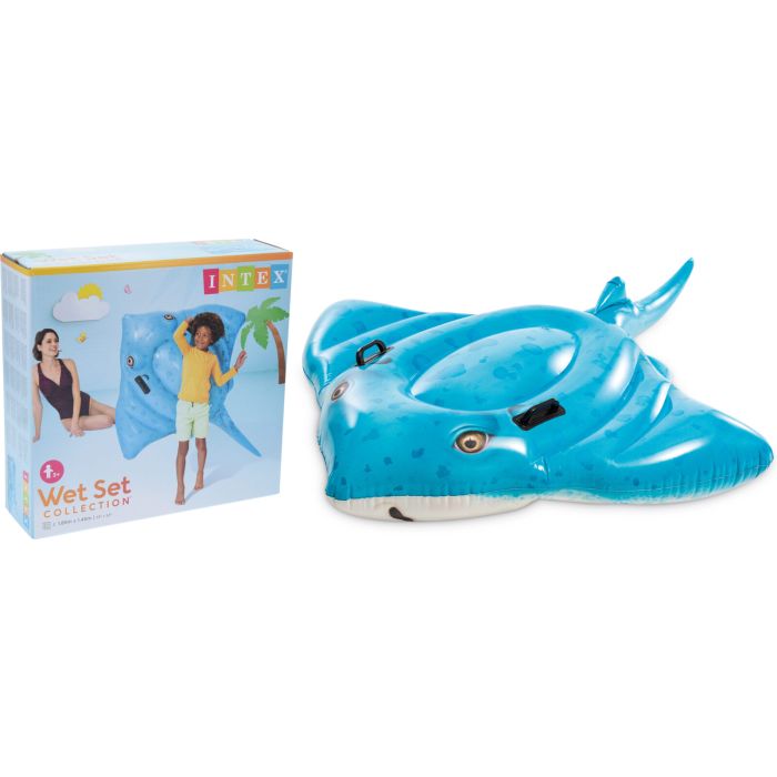 Inflatable ride-on stingray approx. 185 cm