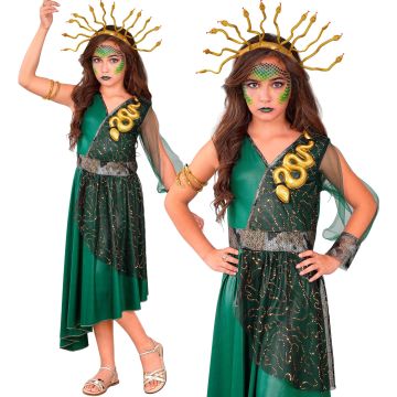 Medusa goddess costume for girls