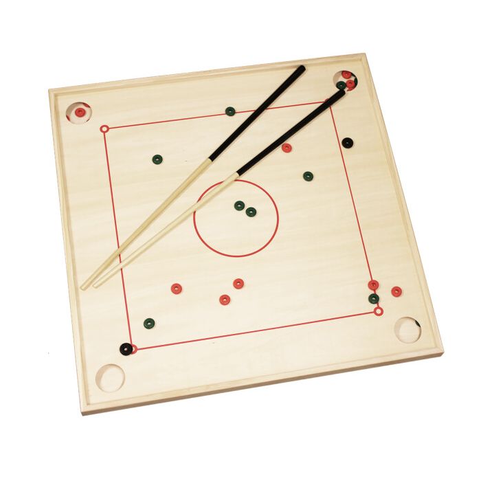 Wooden Bob Game 88x88 cm including 2x cows
