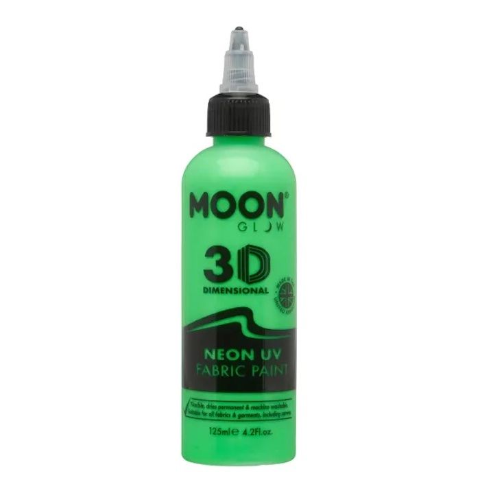 Neon UV Fabric Dye Green 125 ml Moon Creations