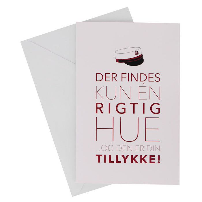 Red Student Card With Envelope