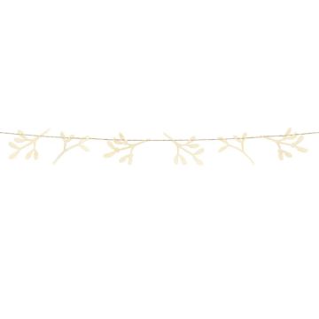 Wooden Mistletoe Garland - 127 cm