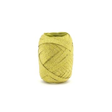 Gift ribbon glitter gold 10 m