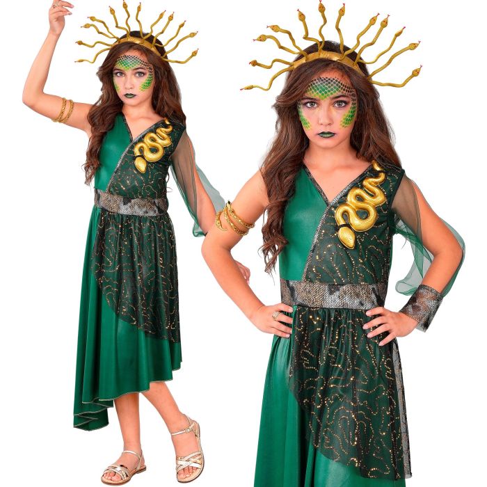 Medusa goddess costume for girls