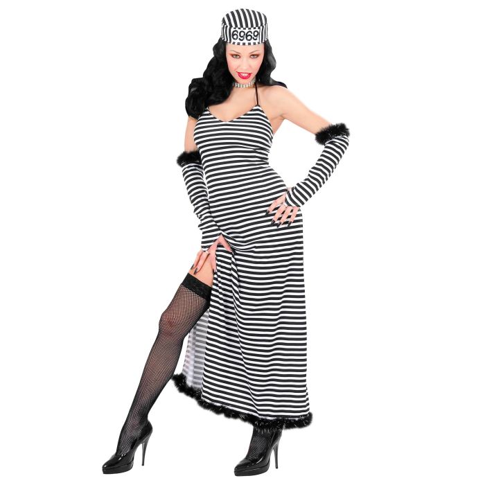 Sexy prisoner costume for ladies