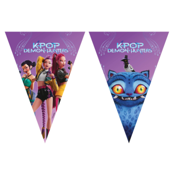 K-Pop Demon Hunters bunting