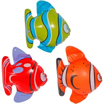 Inflatable Tropical Fish 3x - 16 x 8 cm