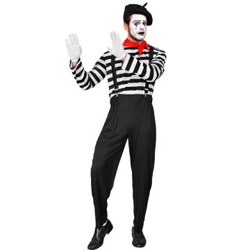 French Mime Costume for Men