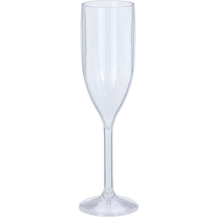 Acrylic Champagne Glass 165 ml with Long Stem