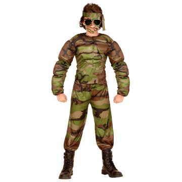 Muscle Soldier Costume for Boys