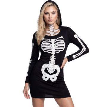 Glamorous skeleton dress for women