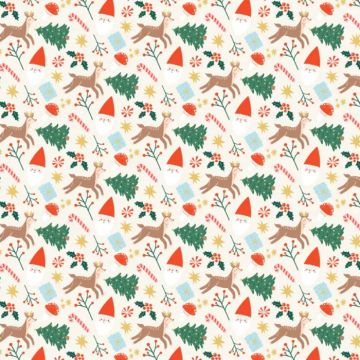Christmas wrapping paper with Christmas motifs for gift wrapping 70x200 cm