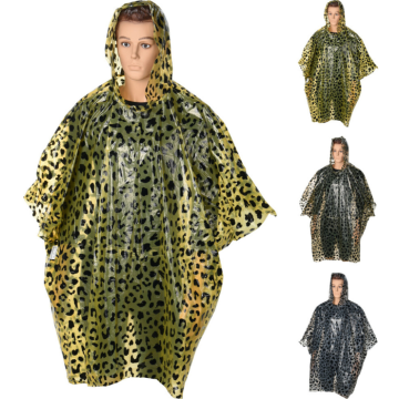 One-size rain poncho assorted