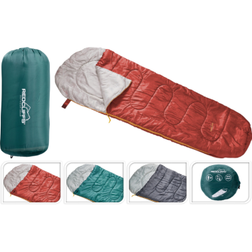 Mummy sleeping bag 220x80x50 cm assorted.