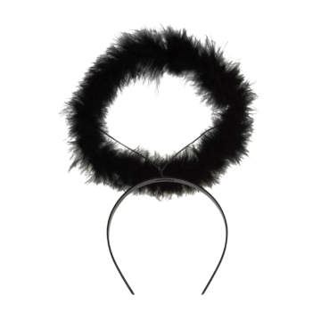 Black halo headband