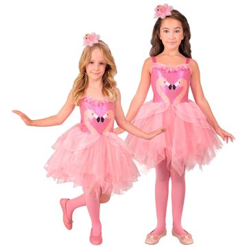 Flamingo Costume for Girls - 2 Pieces