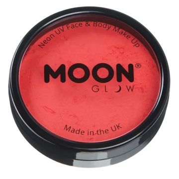 Neon UV Face and Body Paint Intense Red 36 g Moon Creations