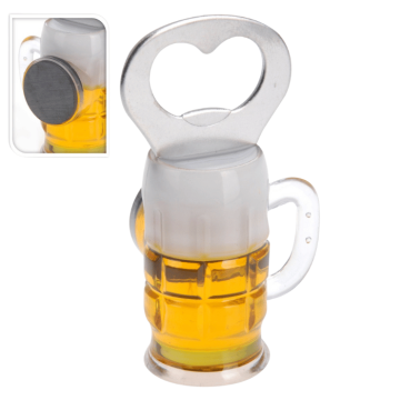 Beer opener with magnet - 4.5x4x9.5 cm