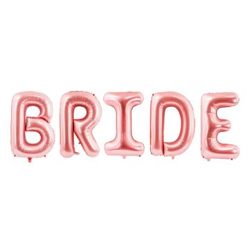 Bride Foil Balloon Rose Gold - 280 x 86cm