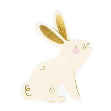 Bunny napkins 20x - 14x15 cm
