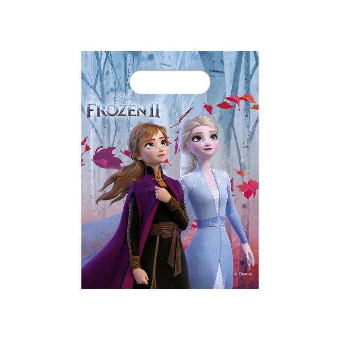 Frozen 2 Sweet Bags 6x - 16.5 x 23 cm