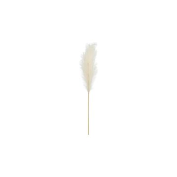 Cream White Artificial Pampas Grass - 110 cm