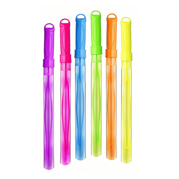 Bubble wands multicolour 6x - 115 ml