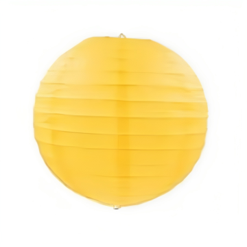 Yellow paper lantern 40 cm