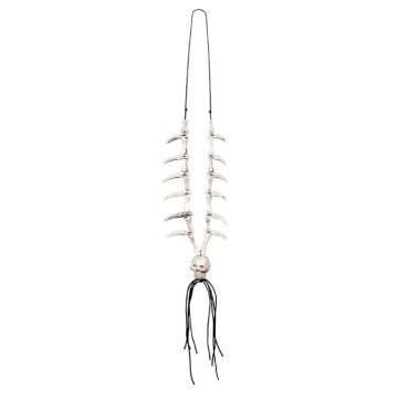 Necklace with Skull and Fangs