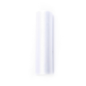 Organza Table Runner Narrow White - 0.16 x 9 Metres