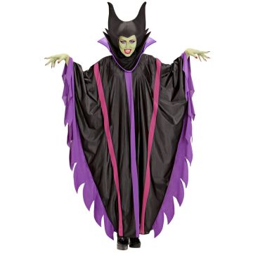 Witch Dress with Stand-Up Collar for Women
