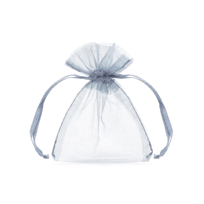 Silver Organza Bag 10x - 10 cm