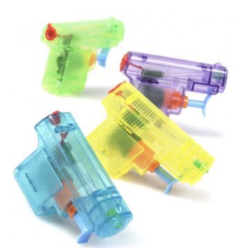 Mini Water Pistol Assorted - 8x8 cm