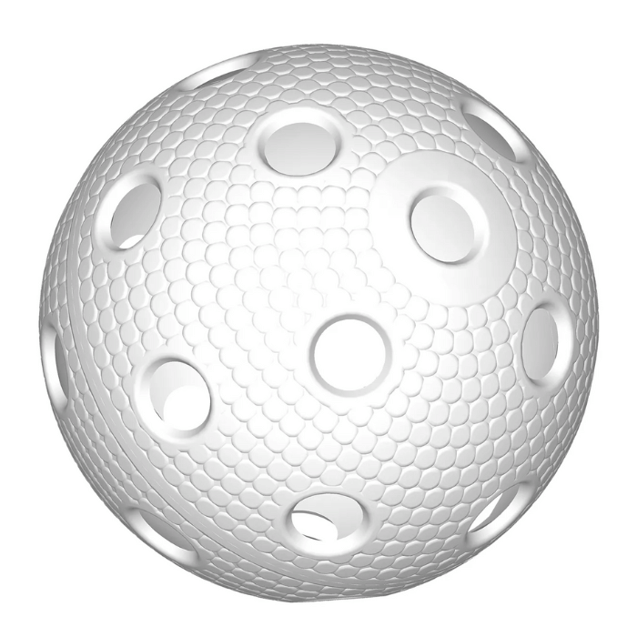 Hockey ball floorball white 1x