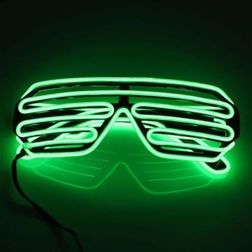 Green LED Glasses