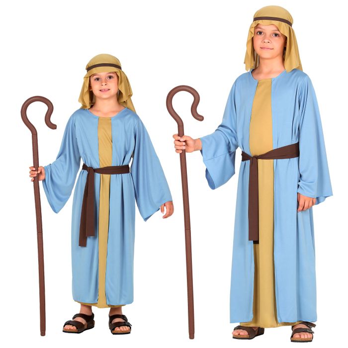 Turquoise Blue Shepherd Costume for Boys