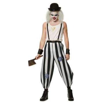 Killer clown costume for men