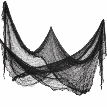 Black Spiderweb Decoration 0.7x9.8 m