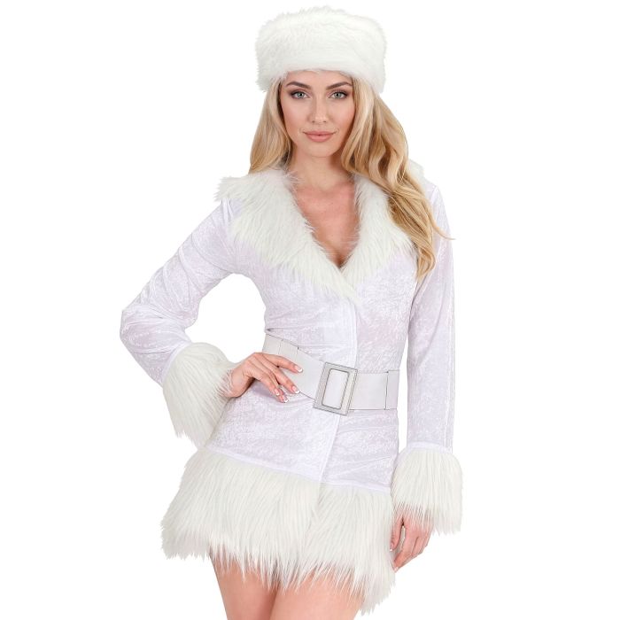 White Russian Costume with Fur Hat