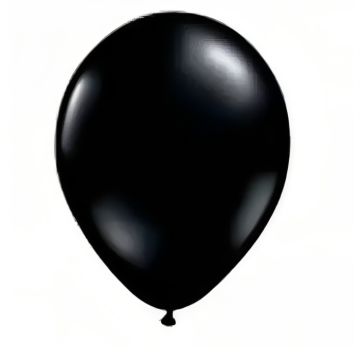 Black Balloons 22 cm 10x