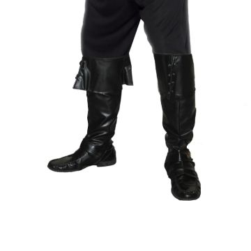 Black Pirate Boot Covers