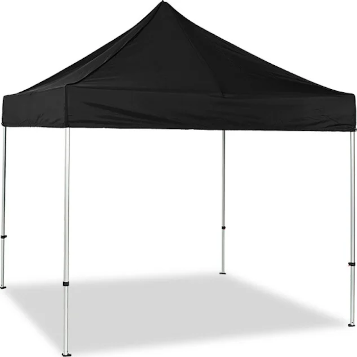 Outdoor strong gazebo 3x3 m black - 19.5 kg