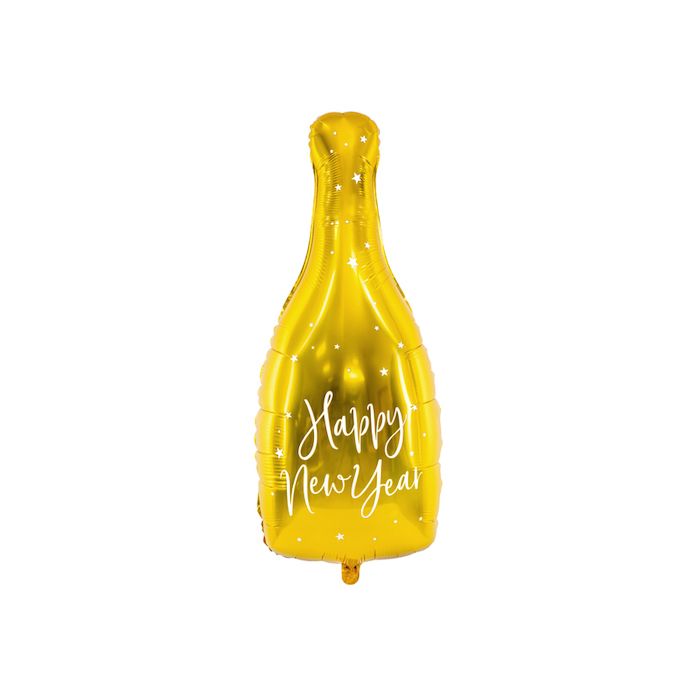 New Year's champagne foil balloon - 82 cm 