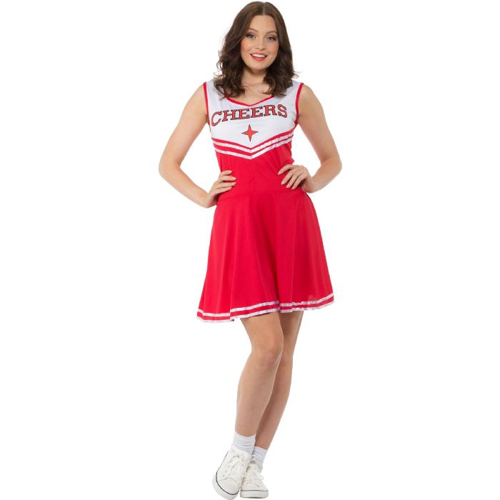 Red cheerleader costume