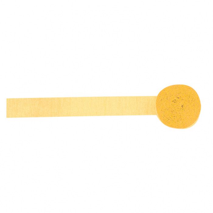 Yellow Crepe streamer - 24 meters