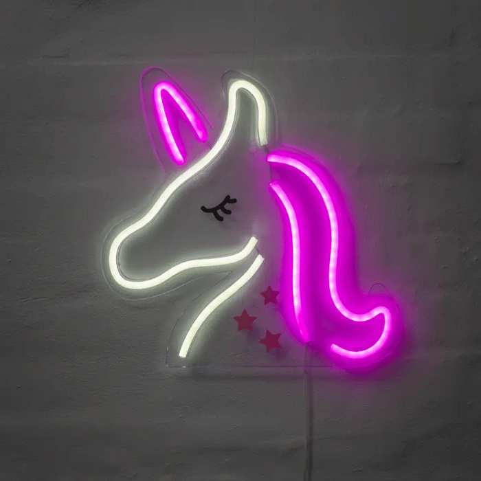 Unicorn Neon LED Sign - 33x33 cm